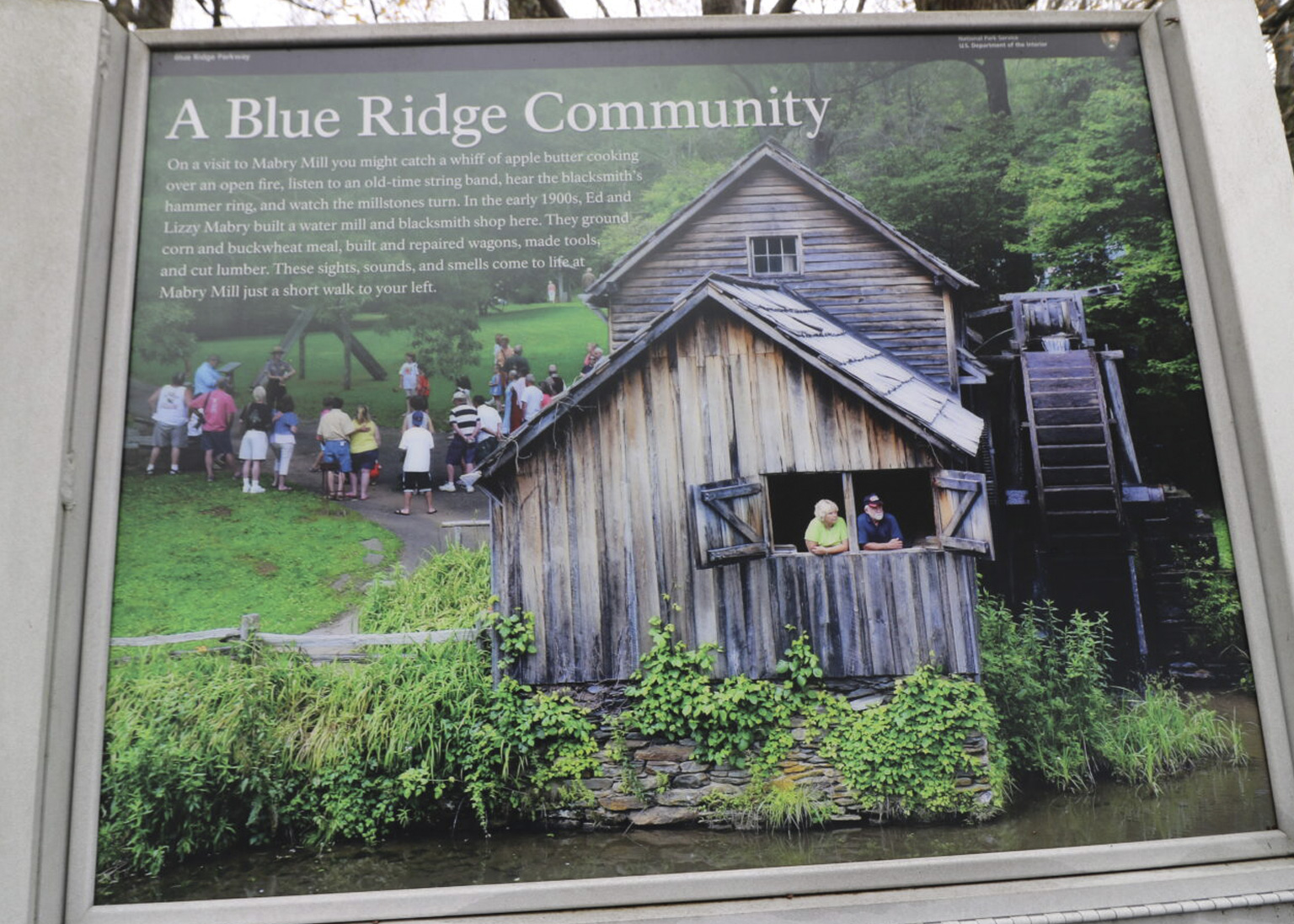 blue ridge community sign